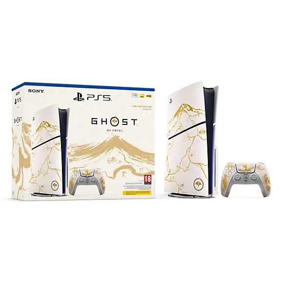 PlayStation®5 Console - Ghost of Yotei™ Gold Limited Edition Bundle (slim) PlayStation®5 Console - Ghost of Yotei™ Gold Limited Edition Bundle (slim)